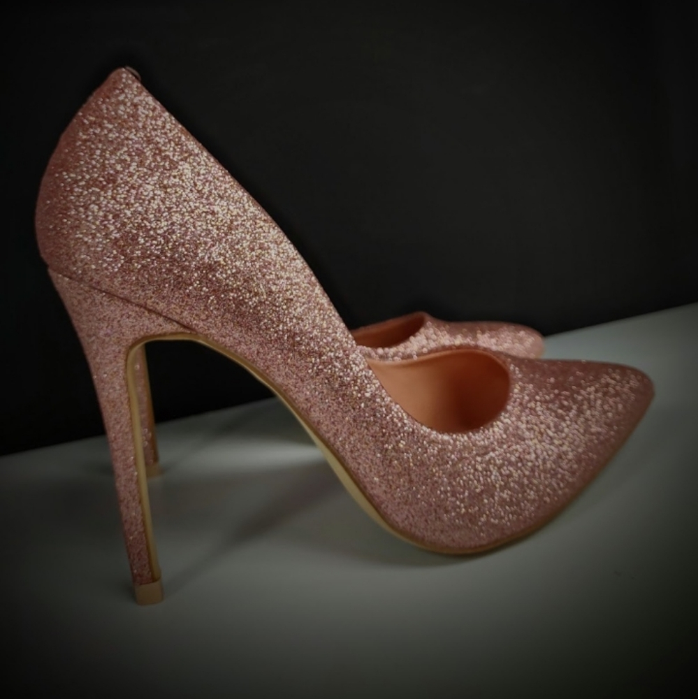 Pink Sparkle Pumps